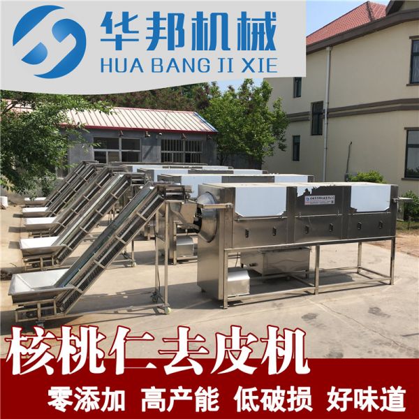 核桃仁去皮（pí）機 大型核桃仁去皮機（jī）